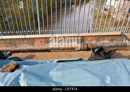 Conservazione le riparazioni di Ironbridge Telford Foto Stock