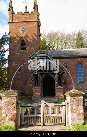 St Giles chiesa in Badger Foto Stock