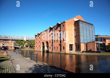 I mercanti ristrutturata magazzino in Castlefield Manchester REGNO UNITO Foto Stock
