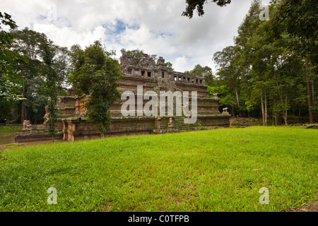 Angkor Thom, Royal Palace composto, il Phimeanakas, i templi di Angkor, Cambogia Foto Stock