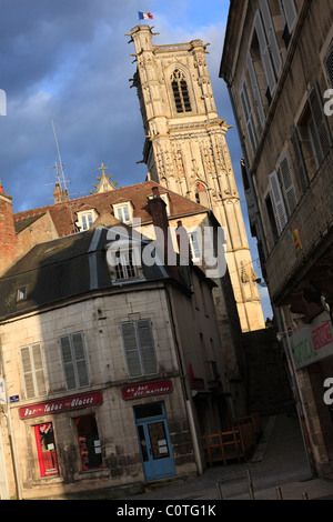 Chiesa di Saint Martin in Clamecy, Nièvre, Francia Foto Stock