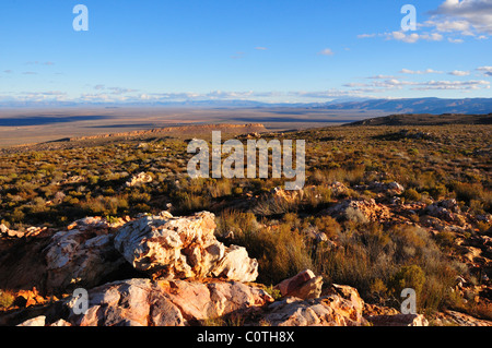 Paesaggio di Karoo bacino. Sud Africa. Foto Stock