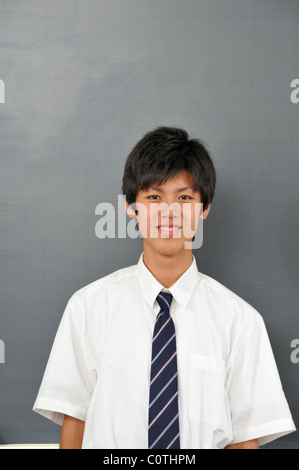 Ritratto di alta scuola Boy Foto Stock