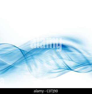 Abstract blu moderno e sfondo bianco Foto Stock