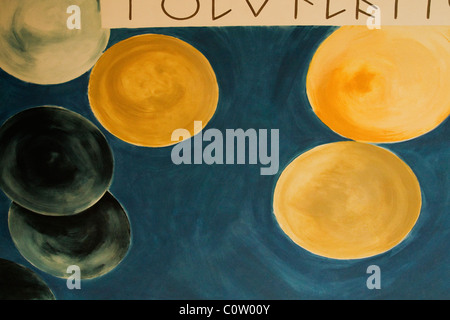 Gli interni di un museo, il Musee du Louvre, Parigi, Francia Foto Stock