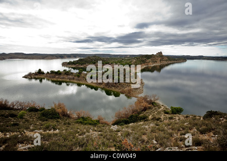 Isola di Magdalena e hermitage Foto Stock