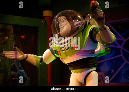 Buzz Lightyear Laser Blast ride a Disneyland Parigi Foto Stock