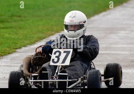 Classic - Karting Race Retro, Stoneleigh Park Foto Stock
