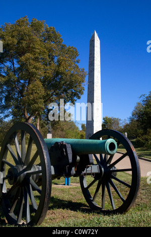 L'Unione Navy Memorial situato all'interno della National Military Park in Vicksburg, Mississippi, Stati Uniti d'America. Foto Stock