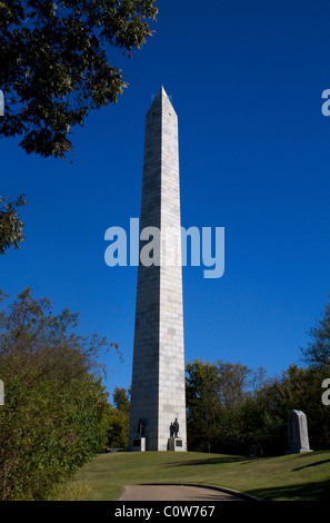 L'Unione Navy Memorial situato all'interno della National Military Park in Vicksburg, Mississippi, Stati Uniti d'America. Foto Stock