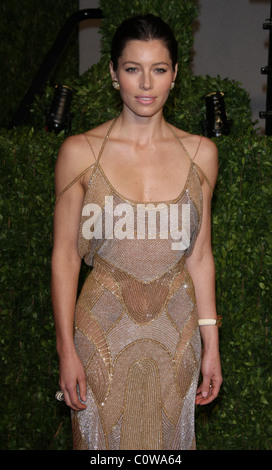 JESSICA BIEL 2011 Vanity Fair OSCAR PARTY A LOS ANGELES CALIFORNIA USA 27 febbraio 2011 Foto Stock