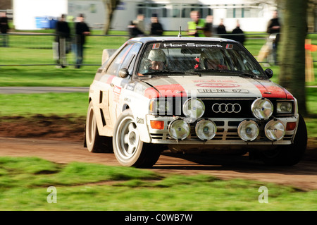 1983 Audi quattro A2, John Hanlon - Gara retrò, Stoneleigh Park Foto Stock