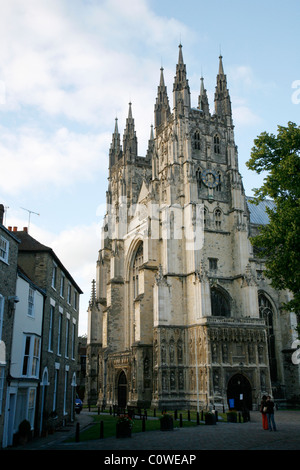 La Cattedrale di Canterbury, nel Kent, Inghilterra, Regno Unito. Foto Stock