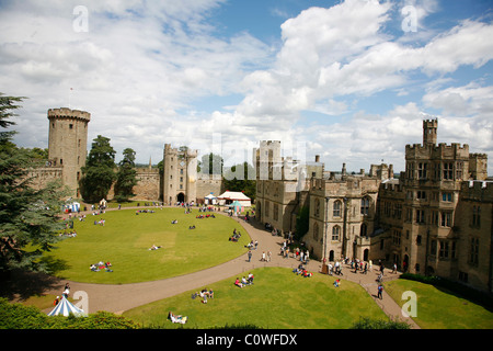 Il Castello di Warwick, Inghilterra, Regno Unito. Foto Stock