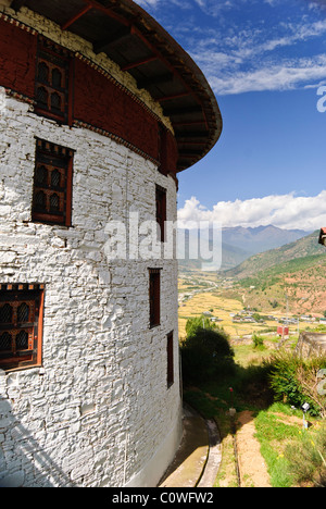 Museo nazionale al di sopra della valle di Paro Foto Stock