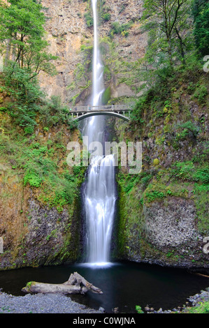 USA, Oregon, Columbia River Gorge, Multnomah Falls Foto Stock