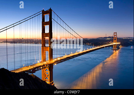 Stati Uniti, California, San Francisco Golden Gate Bridge Foto Stock