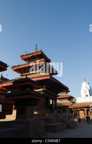 Vishnu tempio, Durbar Square, Kathmandu, Nepal. Foto Stock