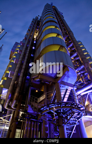 Lloyds Building, (fuori l'interno edificio) di Londra - Inghilterra Foto Stock