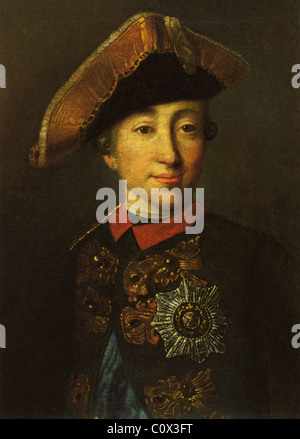 Pietro III di Russia (1728-1762) Di artista sconosciuto Foto Stock