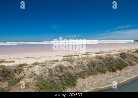 Il Dry Creek Saline si trova 12 km NW di Adelaide nel South Australia. Foto Stock