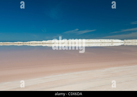 Il Dry Creek Saline si trova 12 km NW di Adelaide nel South Australia. Foto Stock