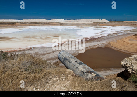 Il Dry Creek Saline si trova 12 km NW di Adelaide nel South Australia. Foto Stock