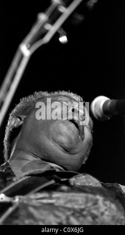 BB King riproduce il blues. Foto Stock