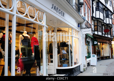 Jaeger negozio di abbigliamento, Trinity Street, Cambridge, Inghilterra, Regno Unito Foto Stock