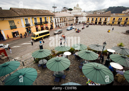 Plaza San Francisco - Quito, Ecuador Foto Stock