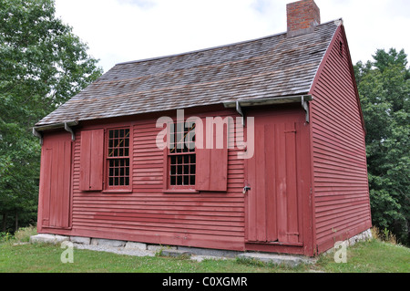 Il Nathan Hale Schoolhouse in East Haddam è una scuola di camera, costruito nel 1750 - Connecticut, Stati Uniti d'America Foto Stock