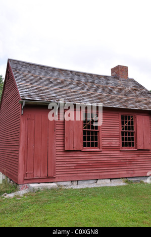 Il Nathan Hale Schoolhouse in East Haddam è una scuola di camera, costruito nel 1750 - Connecticut, Stati Uniti d'America Foto Stock