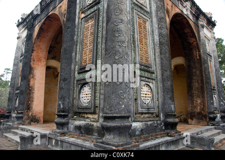 Asia, Vietnam, Da Nang. Antica capitale imperiale di Hue. L'Imperatore Tu Duc la tomba del complesso. Foto Stock