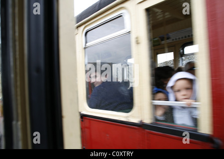 Snowdon ferrovia di montagna del nord del Galles gran bretagna Foto Stock