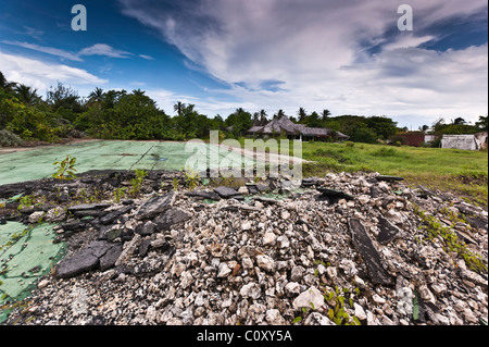 L'abbandono di una volta-famoso hotel - Sam signore del castello, Barbados, e i suoi motivi di lusso recuperato dalla natura Foto Stock