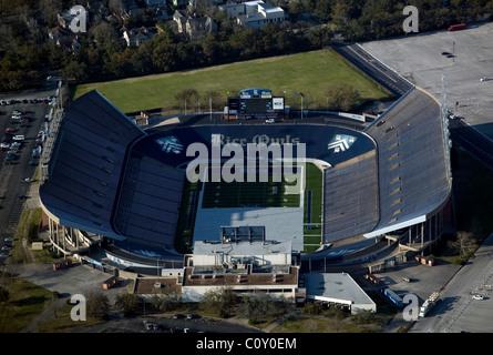 Vista aerea sopra la Rice University Stadium Houston Texas Foto Stock