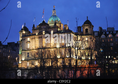 Bank of Scotland capo ufficio presso il tumulo edinburgh Foto Stock