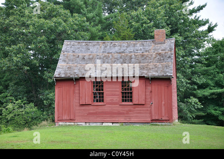 Il Nathan Hale Schoolhouse in East Haddam è una scuola di camera, costruito nel 1750 - Connecticut, Stati Uniti d'America Foto Stock