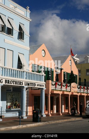 Scene in ed intorno a Hamilton Bermuda Foto Stock