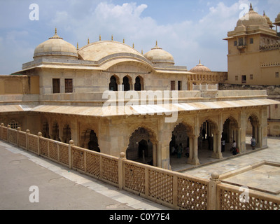 Ambra Palace (forte). Jaipur, Rajasthan, India Foto Stock