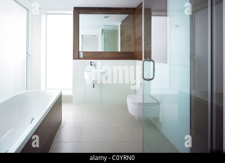 Interior shot del bagno Foto Stock