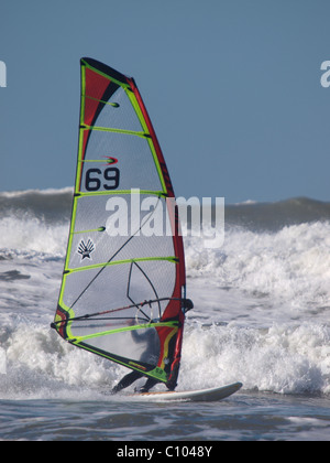 Windsurf Condino, Devon, Regno Unito Foto Stock