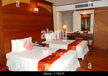 Interno dell appartamento presso l'hotel di lusso, Koh Chang, Thailandia Foto Stock