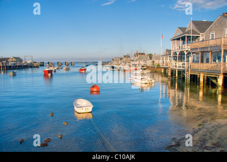 Dettaglio della porta di Nantucket, Massachusetts, Agosto 2008 Foto Stock