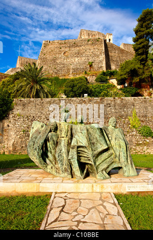 Neo Frourio [ Νέο Φρούριο ] città di Corfù, Grecia ISOLE IONIE Foto Stock