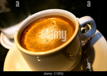 Caffè con latte, Cuba Foto Stock