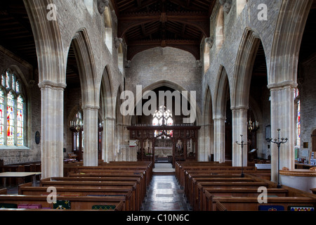 Chiesa di Sant'Andrea, Mells, Somerset. Foto Stock