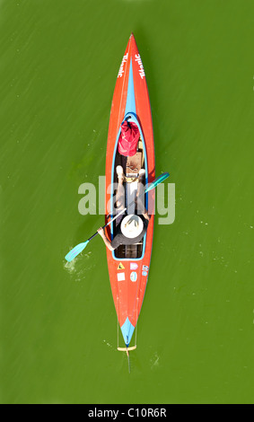 I kayak da sopra Foto Stock