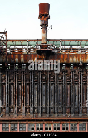 In disuso cokeria, forno a coke blocco, Complesso industriale delle Miniere di carbone dello Zollverein, Essen-Stoppenberg, la zona della Ruhr Foto Stock