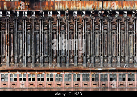 In disuso cokeria, forno a coke blocco, Complesso industriale delle Miniere di carbone dello Zollverein, Essen-Stoppenberg, la zona della Ruhr Foto Stock